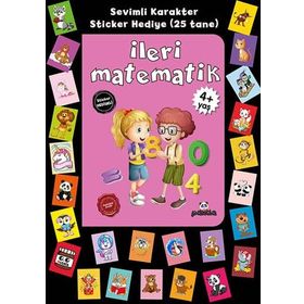 Stickerlı 4+ Yaş İleri Matematik Beyaz Panda Yayınları