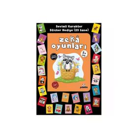 Stickerlı 5+ Yaş Zeka Oyunları Beyaz Panda Yayınları