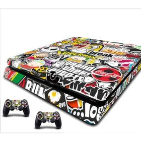 StickerMarket PS4 Slim Stickerbomb Sticker Seti