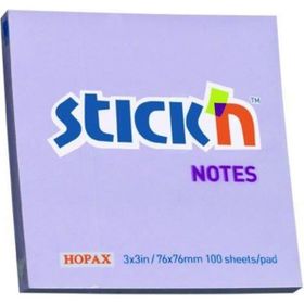 Stickn 21403 Pastel Lila 76x76 100 Yaprak Yapışkanlı Not Kağıdı