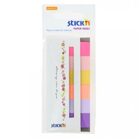 Stickn 21595 Index 6'lı Bahar Renkleri Yapışkanlı Not Kağıdı