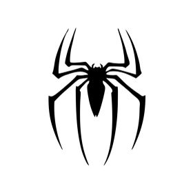 Stickrmarket Spiderman Örümcek 30x42 cm Beyaz Araba Laptop Duvar Folyo Sticker