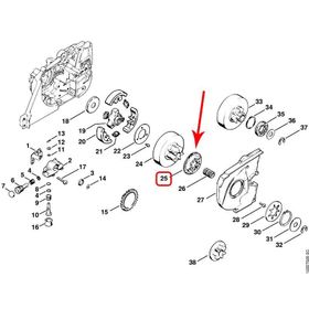 Stihl 1117-642-1503 Stihl 042 048Yağ Dişlisi