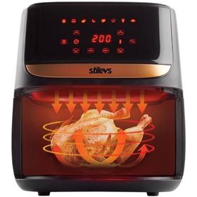 Stilevs AF-600 Airtron 2.5 lt Terazili Siyah Sıcak Hava Fritozü