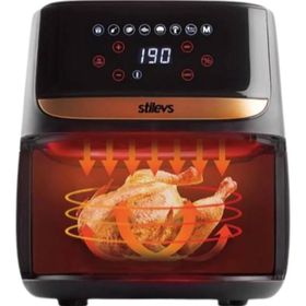 Stilevs Airtron AF-700 5.9 lt Siyah-Gümüş Airfryer