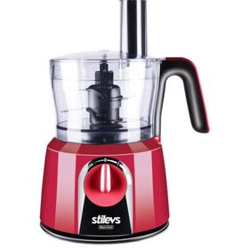 Stilevs Maxi Chef 1000 W Hız Kademeli 1.2 lt Hazneli Mutfak Robotu Kırmızı