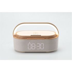 Stobom Keyif Taşınabilir Bluetooth Hoparlör Saat Wireless Şarj Cihazı