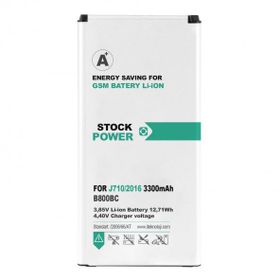 Stock Power Samsung Galaxy J7 3300 mAh 2016 J710 Batarya