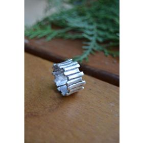 Stoneage Antik Gümüş Bohem Unisex Ayarlanabilir Yüzük