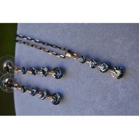 Stoneage Antrasit Taşlı Zirkon Bayan Set