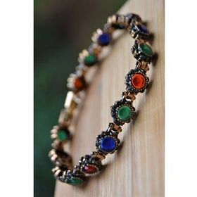Stoneage Black Diamond Safir Yakut Zümrüt Bileklik