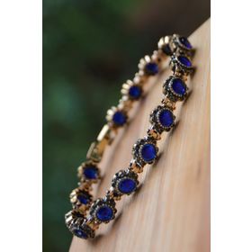Stoneage Black Diamond ve Safir Mavi Taşlı Bileklik