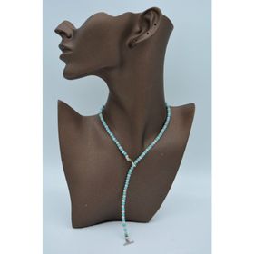 Stoneage Çek Kristali ve Turkuaz Taşlı Nazara Karşı Şifa Kolyesi