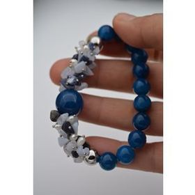 Stoneage Ceyt Inci ve Lapis Lazuli Taşlı Güzel Bayan Bileklik