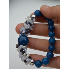 Stoneage Ceyt Inci ve Lapis Lazuli Taşlı Güzel Bayan Bileklik