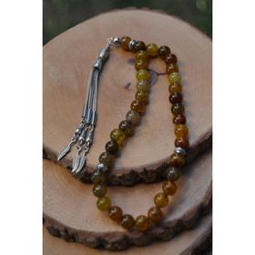 Stoneage Erkek İçin Hediye Karma Akik Doğal Taş Tesbih