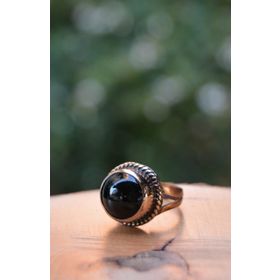 Stoneage F02648 El Yapımı Oniks Doğal Taşlı Yüzük