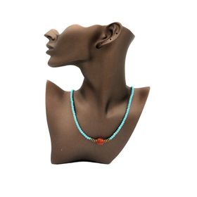 Stoneage F04351 Akik ve Hematit Turkuaz Şifa Kolyesi