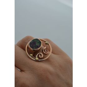 Stoneage F04402 Özel Tasarım Rubizoit Taşlı Yüzük