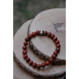 Stoneage Jasper Doğal Taş Bay Bayan Unisex Bileklik