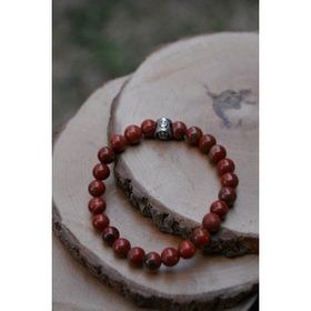 Stoneage Jasper Doğal Taş Bay Bayan Unisex Bileklik