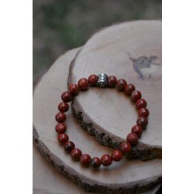 Stoneage Jasper Doğal Taş Bay Bayan Unisex Bileklik