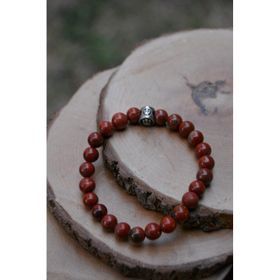 Stoneage Jasper Doğal Taş Bay Bayan Unisex Bileklik