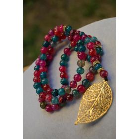 Stoneage Jewellery Akik Doğal Taş 99 Tesbih Kolye
