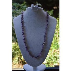 Stoneage Jewellery Ametist Doğal Taş Bayan Kolye