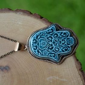 Stoneage Jewellery El Sıvaması Fatma Ana Bayan Kolye