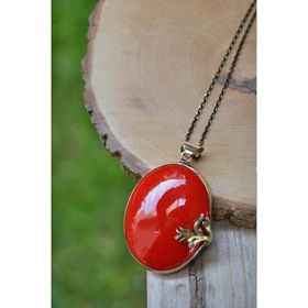 Stoneage Jewellery El Yapımı Çini Bayan Kolye