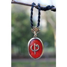 Stoneage Jewellery Elif ve Vav Figürlü Bayan Kolye