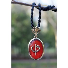 Stoneage Jewellery Elif ve Vav Figürlü Bayan Kolye