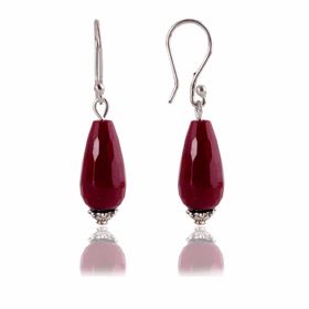 Stoneage Jewellery Gümüş Ceyt Doğal Taş Küpe