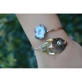 Stoneage Jewellery Kalsit Taşlı Tasarım Bileklik