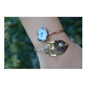Stoneage Jewellery Kalsit Taşlı Tasarım Bileklik