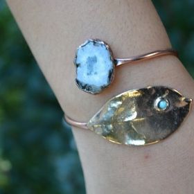 Stoneage Jewellery Kalsit Taşlı Tasarım Bileklik