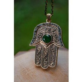 Stoneage Jewellery Kök Zümrüt Otantik Bayan Kolye