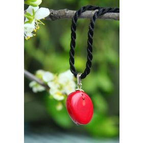 Stoneage Jewellery Mercan Doğal Taş Kararlılık Bayan Kolye