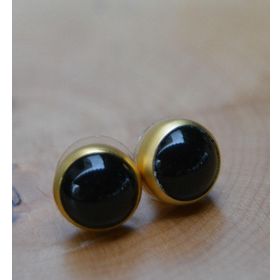 Stoneage Jewellery Oniks Doğal Taş Küpe