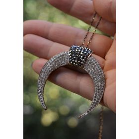 Stoneage Jewellery Özel Tasarım Boynuz Bayan Kolye