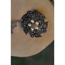 Stoneage Jewellery Zirkon Taşlı Bayan Broş
