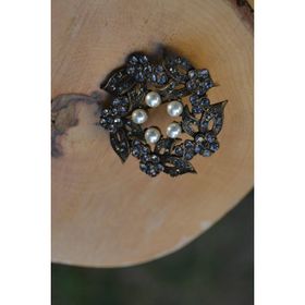 Stoneage Jewellery Zirkon Taşlı Bayan Broş