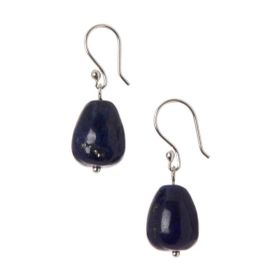 Stoneage Lapis Lazuli Sevgiliye Hediye Bayan Gümüş Küpe