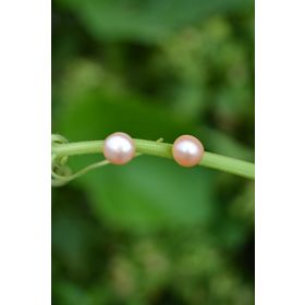 Stoneage Pembe İnci Doğal Taş Bayan Küpe