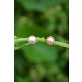 Stoneage Pembe İnci Doğal Taş Bayan Küpe