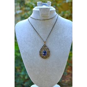 Stoneage RF03121 Jewellery Safir Taşlı Otantik Kolye