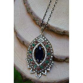 Stoneage RF03121 Jewellery Safir Taşlı Otantik Kolye