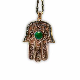 Stoneage RF03335 Jewellery Kök Zümrüt Otantik Kolye