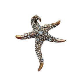 Stoneage RF03751 Kadın Deniz Yıldızı Lüks Bronz Broş